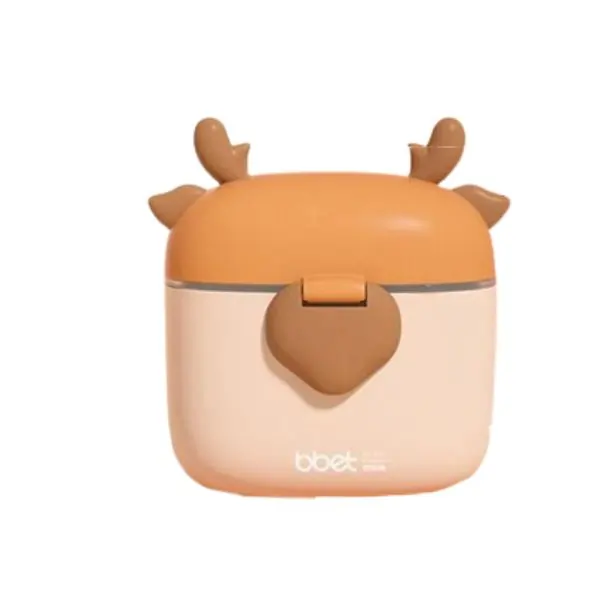 BBET Baby Milk Powder Container with Spoon, BPA-Free Formula Storage Box for Infant Feeding & Travel