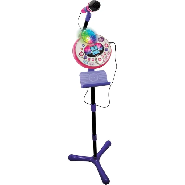 VTech Kidi Super Star LightShow VT80-165803 - Karaoke Toy with Animations & Music Magic, 5 Years+
