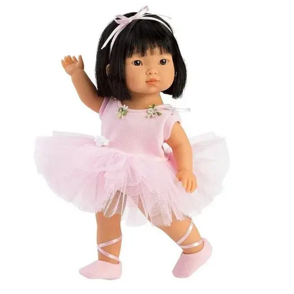 Llorens LU Baby Doll 28cm – Realistic Soft Body Baby Doll, Vinyl Limbs, Spanish Handmade Doll Ages 3+