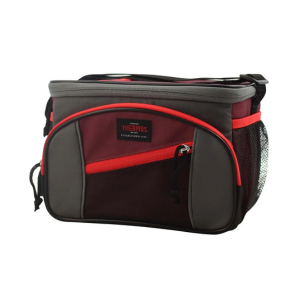 Thermos Highland Insulated Lunch Bag, 6 Can Cooler with LDPE Liner & PEVA Lining, PVC Free - Red