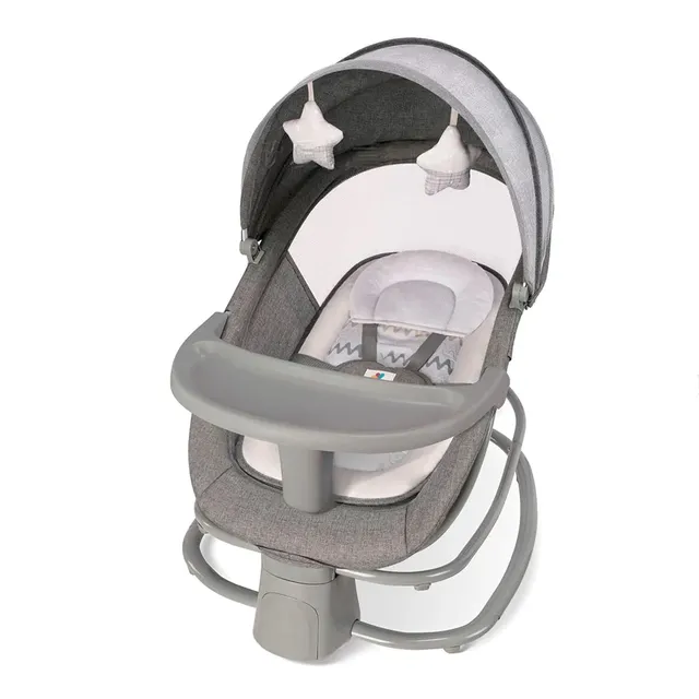 Mastela Baby Swing With Bouncer Electric Rocking Chair - Dark Grey