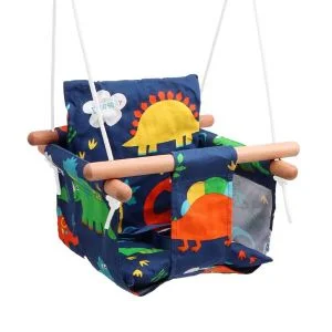 AL ARQAM Baby Swing Seat with Safety Belt – Canvas Hanging Tree Swing for Boys & Girls, Perfect Outdoor Gift for Kids