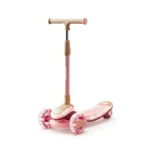 AL ARQAM Kid's 3 Wheel Scooter – Multifunctional Kick Scooter for Toddlers and Children – Adjustable Handlebar, LED Light-Up Wheels – Outdoor Toy for Boys & Girls