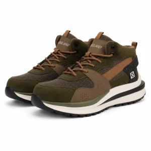 Workland SBP Mid Ankle Safety Shoes | Protective Industrial Work Footwear | Factory, Warehouse & Construction Work Shoes – Brown