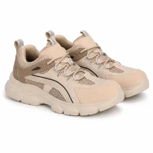 Workland PHD SBP Low Ankle Non-Metal Safety Shoes, Protective Work Footwear – Beige
