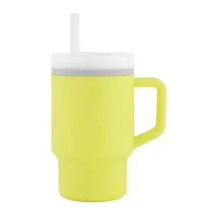 Infantino My 1st Tumbler, Leak-Resistant, Encourages Hydration, Easy Grip Handle, 24 Months+, Citrus - 266mL