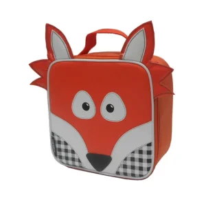 Thermos Forest Friend Fox Kids Lunch Bag - IsoTec Insulated, PVC-Free, Easy-Clean, Orange - L 18.41 x B 18.41 x H 24.68cm