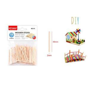 MOTARRO Wooden Sticks ME019 – Natural Craft Dowels for DIY Projects, Woodworking & Model Building