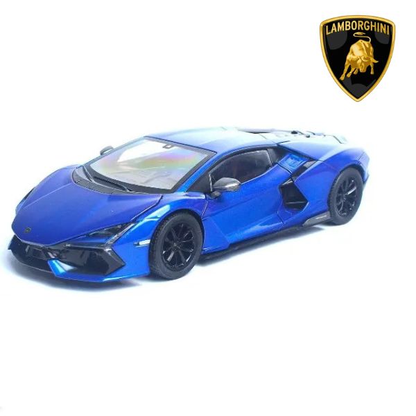 Lamborghini 1:24 Official Licensed Revuelto Diecast Model Car – Alloy Metal Collectible Supercar Toy for Collectors & Enthusiasts (Blue)