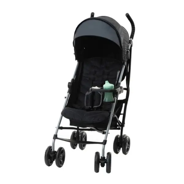 Ingenuity 3Dlite™ Convenience Stroller – Lightweight Compact Baby & Toddler Stroller, Refresh Black/Gray
