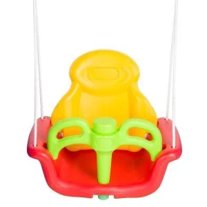 AL ARQAM 3-in-1 Swing Seat for Kids – Adjustable Backrest & Fixing Strap – Indoor & Outdoor Playground Swing Set