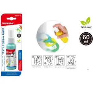 MOTARRO Textile Spray Paint MP132-16,  Fabric Paint for Clothes, Shoes & DIY Crafts – Quick-Dry, Vibrant Color, Permanent & Washable Fabric Spray Paint (60ml)