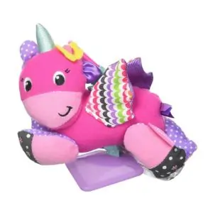 Infantino Jittery Horse Sparkle Soft Toy for Baby – Interactive Plush Toy, Sensory & Tactile Fun, 0-24 Months, Baby Development & Comfort Toy
