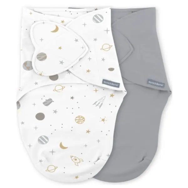 SwaddleMe Original Heart Sunset Space 0-3M 2 Pack