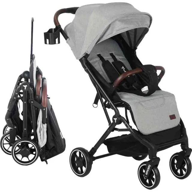 Teknum -Grey Travel Cabin Plus Lightweight Stroller