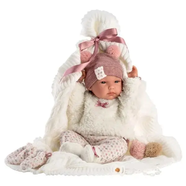 Llorens Bimba Baby Doll with Toquilla – 35 cm Lifelike Collectible Doll for Girls, Gift & Play Ages 3+