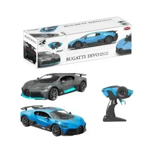 RW 1:12 Bugatti Divo RC Car, Sleek Lines, Detailed Interior, Smooth Handling, 6 Years+, 9.5 x 5.5 x 19.3 cm - Assorted