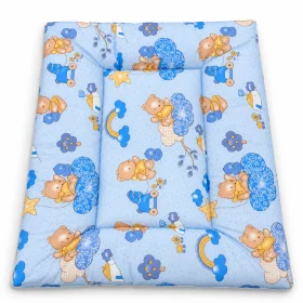 AL ARQAM Soft Padded Baby Mat with Cushioned Border, Cute Printed Design, 65 x 50 cm - Assorted Colors & Designs