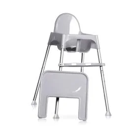 Teknum High Chair with Removable Feeding Tray - Grey