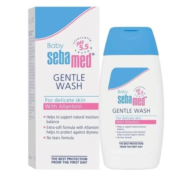 Seba Med Baby Gentle Wash 200ml – Mild, pH-Balanced, Hypoallergenic Body Wash for Sensitive Baby Skin(24PCS/CTN)