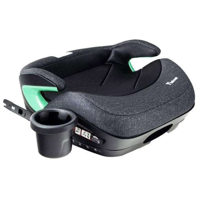 Teknum - Grey I-Size Booster Car Seat With Cup Holder