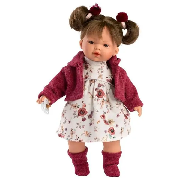 Llorens Baby Doll Vera 33cm – Realistic Soft Vinyl Baby Doll, Collectible Newborn Doll, Girls’ Play Doll, Gift for Toddlers Ages 3+