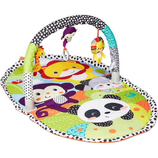 Infantino Explore & Store Activity Gym for Babies, 0M+, Play Mat for Sensory Development, 95x60x40cm