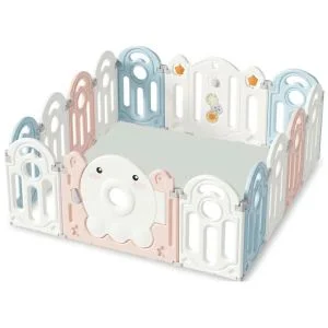 AL ARQAM Baby Playpen for Kids – Multicolor Activity Centre Safety Play Yard, 160x166cm Toddler Playard