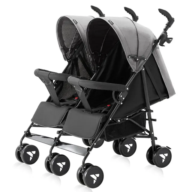 Teknum - Fellow Twin Stroller - Grey