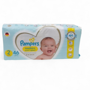Pampers Premium Care Diapers Size 2 New Baby 3-8 kg 46 Count (4BG/CTN)