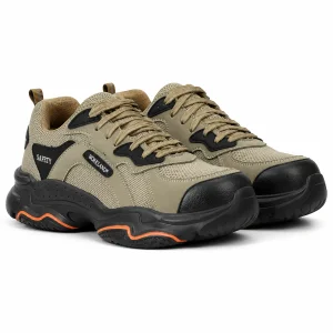 Workland SBP Low Ankle Protective Safety Shoes Industrial Factory Warehouse Work Footwear Beige