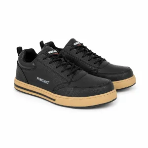 Workland SBP Anti-Slip Low Ankle Shoes for Men, Non-Metal Steel Toe, Protective Work Footwear, Black