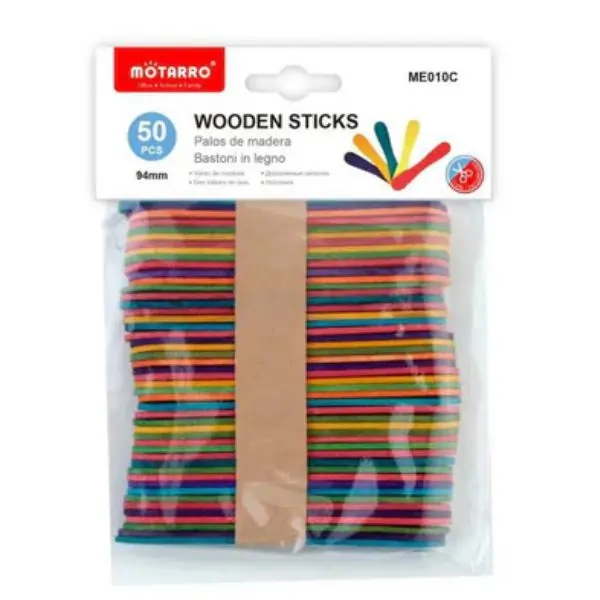 MOTARRO Wooden Stick ME010C | Natural Solid Wood Stick | Durable Multipurpose Wooden Rod for Home, Craft & Utility Use