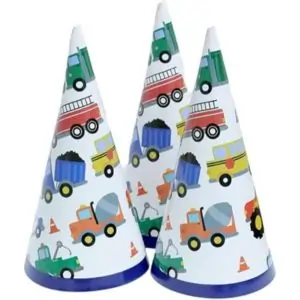 Italo Happy Birthday Party Decorations Hats for Adults/Kids,Large (pack of 6)