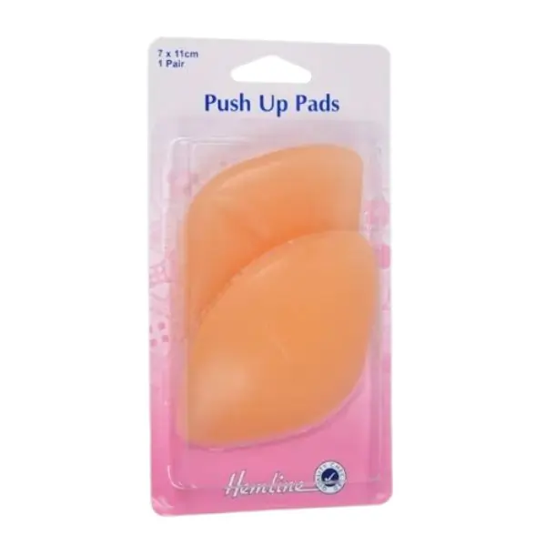 Hemline Push Up Breast Pads for Women – Invisible Bra Inserts for Lift, Support & Cleavage | Reusable Silicone Boost Pads