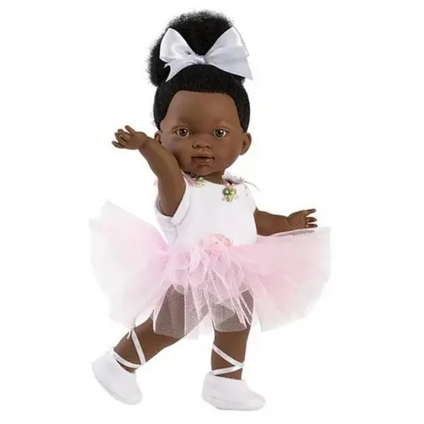 Llorens Zoe Ballet Baby Doll 28 cm – Soft Body Doll in Ballet Outfit, Realistic Spanish-Made Doll Ages 3+