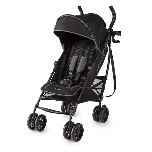 Ingenuity 3DLITE®+ Convenience Stroller, Matte Black – Lightweight, Compact, Easy Fold Stroller for Babies and Toddlers