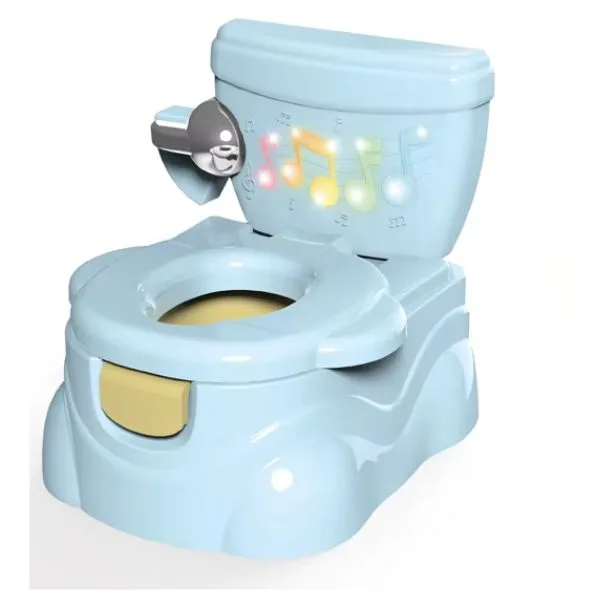 Yaya Duck Babylove Baby Musical Potty Toilet – Toddler Training Toilet with Flushing Sound & Removable Bowl