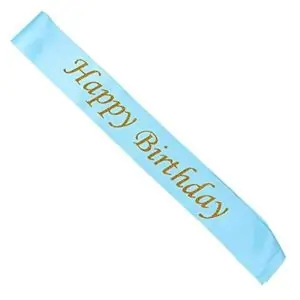 Italo Happy Birthday Queen Belt – Elegant Party Decoration Accessory for Women & Girls