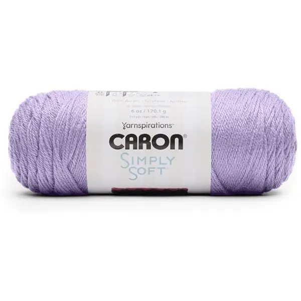 Caron Simply Soft Yarn – Orchid, 170g/6oz, Acrylic Worsted Weight (4),Yards for Knitting & Crochet