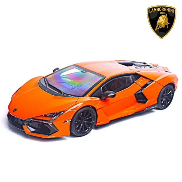 Lamborghini 1:18 Official Licensed Revuelto Diecast Model Car – Alloy Metal Collectible Supercar Toy for Collectors & Enthusiasts (Orange)