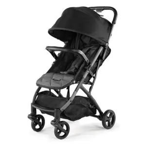 Summer Infant 3Dpac CS Compact Fold Stroller – Black, Lightweight Baby Stroller with Car Seat Adapter, One-Hand Fold, Reclining Seat & Extra-Large Canopy