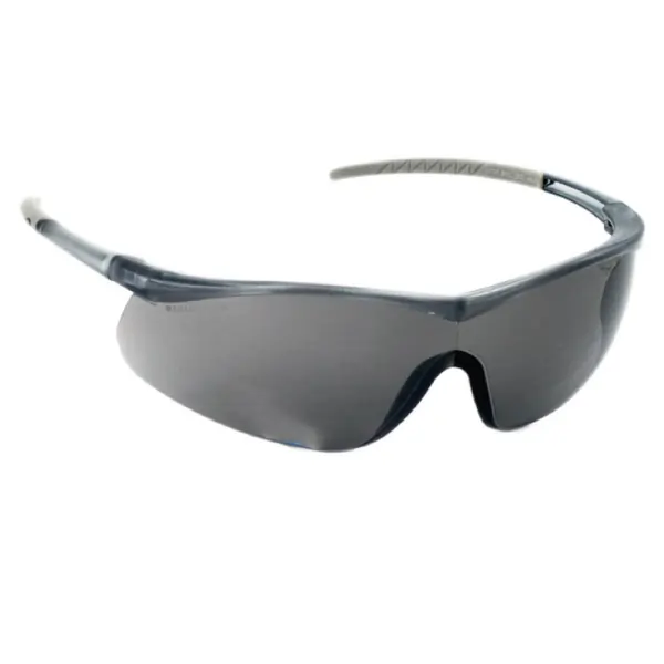 AL ARQAM V41 Safety Spectacles with Anti-Fog Coating, Dark Lens Protective Eyewear for Industrial, Construction & Lab Use