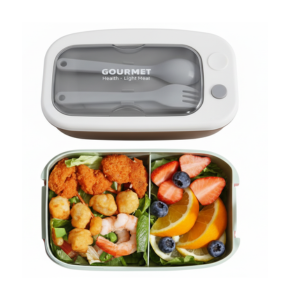 MOTARRO Plastic Lunch Box MR009-1 Leak Proof Box for Kids and Adults Microwave Safe Reusable Food Container