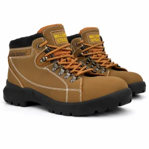 Vaultex SBP High Ankle Shoes for Men | Steel Toe Protective Industrial Work Footwear, Anti-Slip