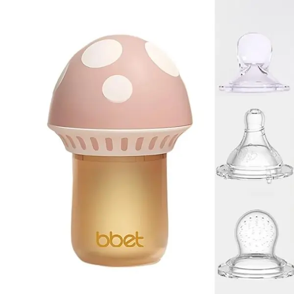 BBET Newborn 3-in-1 Silicone Feeding Bottle 100ML – Unbreakable, BPA-Free Infant Bottle for Newborns & Toddlers