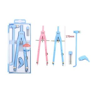 MOTARRO Compass Set MI042-2 – Precision Drawing Compass with Pencil & Accessories for School, Geometry & Technical Drawing
