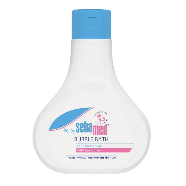 Sebamed Baby Bubble Bath - pH 5.5, Soap-Free, Non-Irritating with Allantoin & Squalane, 200mL Each, Suitable from 0 Months (12PCS/CTN)